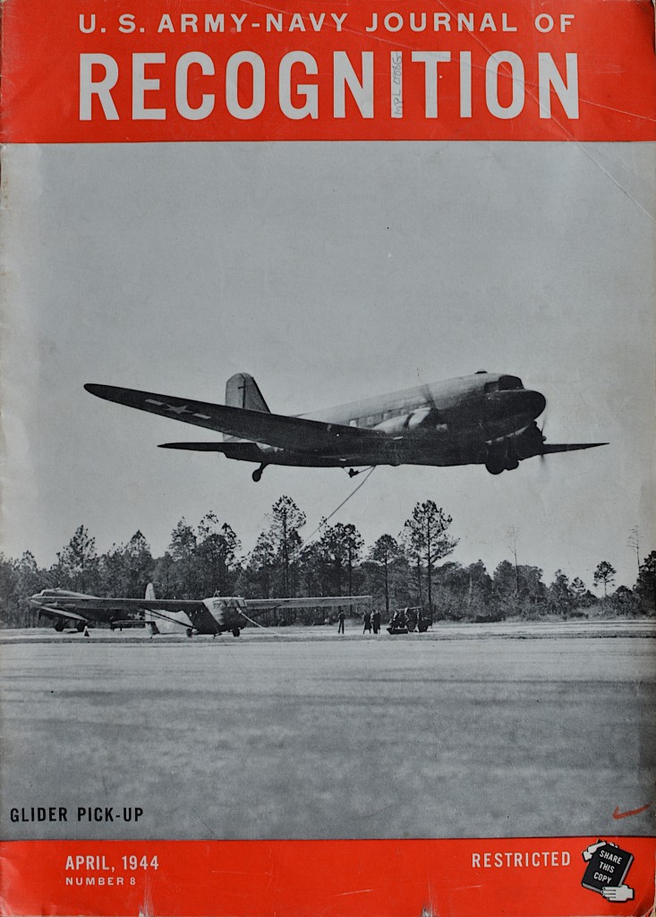 Recognition magazine about gliders, april 1944