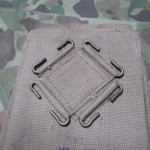 British Made Thompson magazine pouch webbing attachment hooks detail